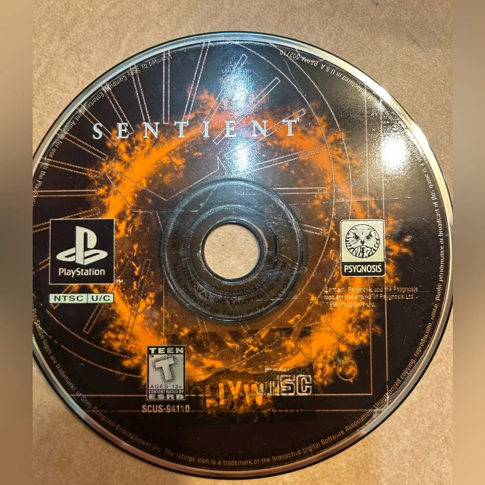 Pre-Owned Sentient First Person Adventure Video Game for Sony PlayStation PS1